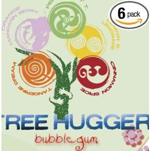Tree Hugger Tree Hugger Bubble Gum, 2 Ounce Packages (Pack of 6)