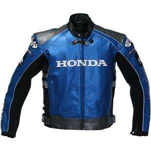 Joe Rocket Honda CBR Leather Jacket   50/Blue/Silver/Black 
