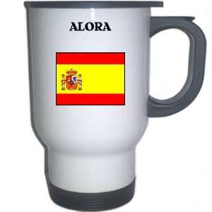  Spain (Espana)   ALORA White Stainless Steel Mug 