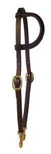 New Sliding One Ear W/ Snap Headstall Amish Made DI151  