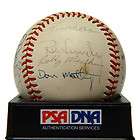1983 New York Yankees Team Signed Baseball. Don Mattingly Rookie Auto 