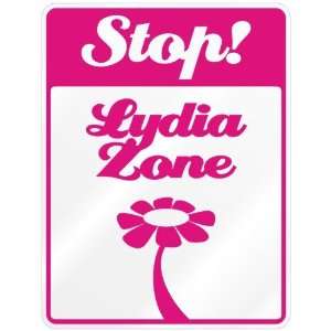    New  Stop  Lydia Zone  Parking Sign Name