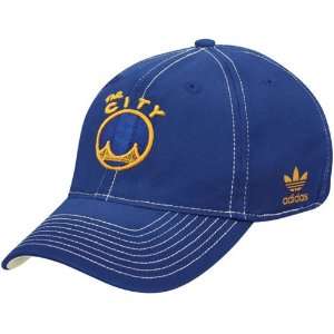   Golden State Warriors Royal Blue Multi NBA Champs Slouch Flex Fit Hat