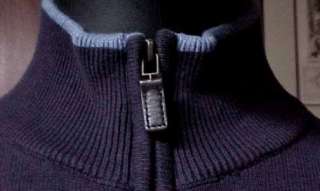 Mens Nautica Cardigan Sweater   Medium Navy $69.50  