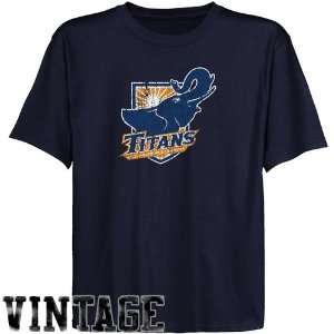  NCAA Cal State Fullerton Titans Youth Navy Blue Distressed 