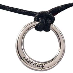  Eternity Necklace   Silver Finish/Mixed Metal Jewelry
