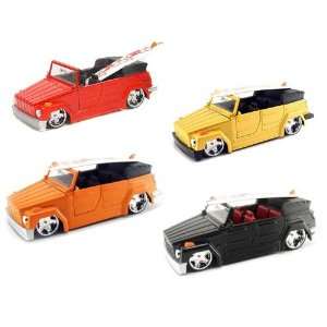  1973 VW Thing 1/24 Mass w/Surfboard Set of 4 Toys & Games