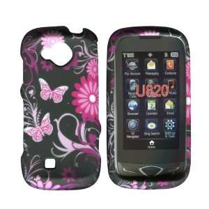  Pink Butterflies Samsung Reality U820 Verizon Case Cover 