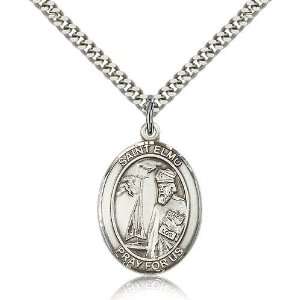  St. Elmo Medal, Sterling Silver, Large Bliss Jewelry