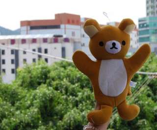 Lovely Brown Rilakkuma Bear Plush Toy Hand Puppet NEW 10  