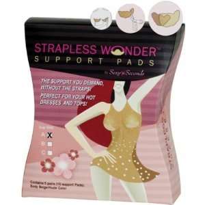  Strapless wonder no bra support pads   a cup size box of 