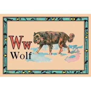 Wolf 16X24 Giclee Paper
