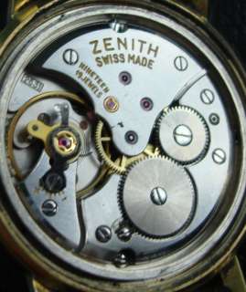 CLASSIC ZENITH GOLD FILLED CAL 2531 MENS WATCH. NO RES  