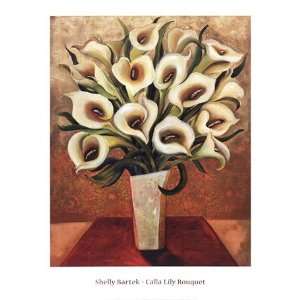  Calla Lily Bouquet   Poster by Shelly Bartek (26x34)