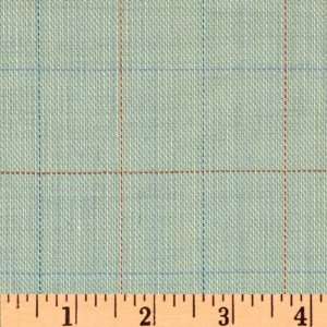  58 Wide Wool Suiting Cross Stripes Seafoam Fabric By The 