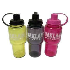    Oakland University Water Bottle Block Outlin