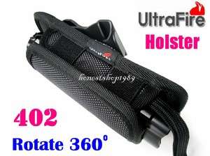   UltraFire Flashlight Holster 360 Degrees Free Rotate Belt #402  