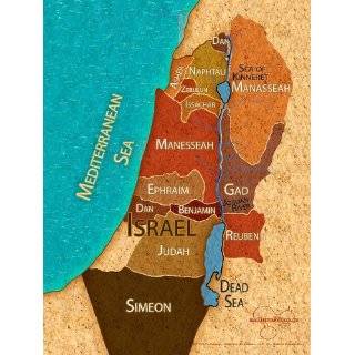  Palestine in the Time of Jesus Map (Laminated Teaching 