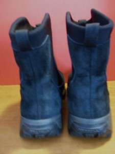 Womens Merrell Waterproof Polartec Dark Blue/Black Winter Ankle Boots 
