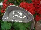 PING Zing2 Golf Blue Dot 2 Iron Club Graph STF Zing 2   FREE Fast Ship