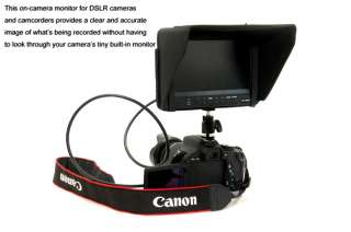 inch LCD On Camera Monitor Video( HD DSLR, 1080P, HDMI IN+OUT,No 