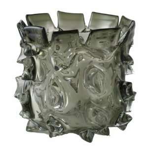   787008 Green Thorn Glass Hurricane Vase  Pack of 2