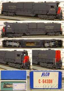 HO train ALCO MODELS Brass Diesel C 643DH C643 Eng SOUTHERN PACIFIC SP 