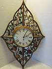 SYROCO CLOCK WALL 8 DAY 4 SEASONS 1930 1965 Vintage Rare 30