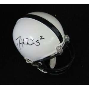  Derrick Williams Autographed Mini Helmet   Penn State PSA 