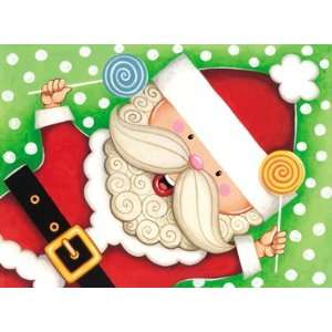   Box of Santa Christmas Cards (Holiday Greeting Cards)