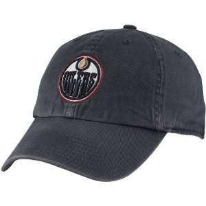   Edmonton Oilers Franchise Fitted Hat   Navy Blue