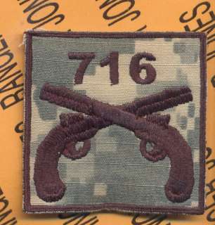 716 MP Military Police 101 Airborne HCI Helmet patch D  