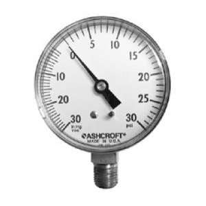  Pasco 1462 A 30 Vacuum Gauge, 30 PSI