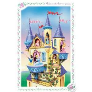 Disney Castle Princesses Poster