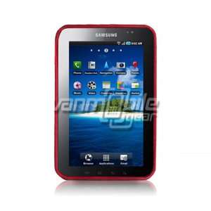   GLOSSY HARD RUBBER CASE + LCD SCREEN PROTECTOR for SAMSUNG GALAXY TAB