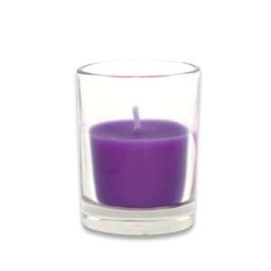    Purple Round Glass Votive Candles (96pcs/Case) Bulk