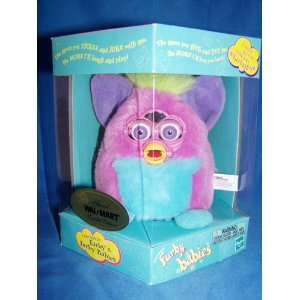  FURBY BABIES PINK WITH BLUE TUMMY, PURPLE INNER EARS 