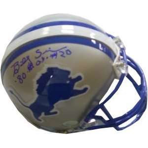  Billy Sims Autographed/Hand Signed Detroit Lions Replica 