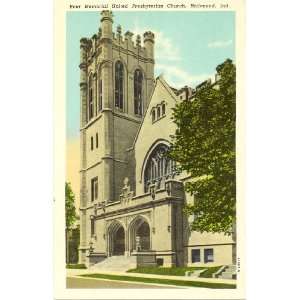   Postcard Reid Memorial United Presbyterian Church   Richmond Indiana