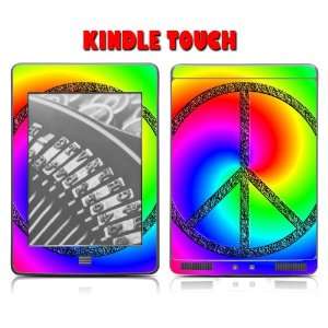  Kindle Touch Skins Kit   Peace Sign Love Colorful World Peace 