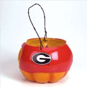 SC Sports 15534 Collegiate 6.5 Halloween Pumpkin Bucket   Georgia 