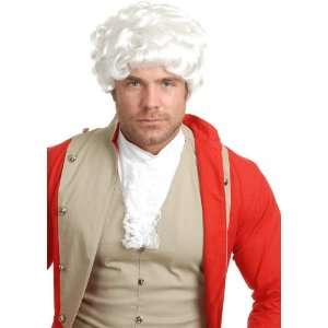 Lets Party By Charades Costumes Colonial Gentleman Adult Wig / White 