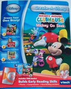 Disney Vtech Create A Story Mickey Mouse go Seek 5+  