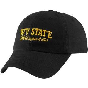   West Virginia State Yellow Jackets Black Batters Up Adjustable Hat