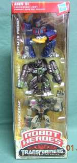 TRANSFORMERS 3 ROBOT HEROES IN HOLIDAY GIFT BOX  