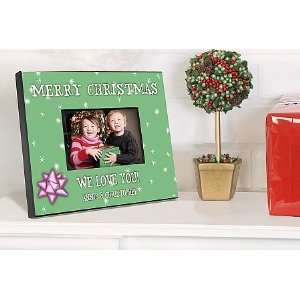  Personalized Green Holiday Picture Frame