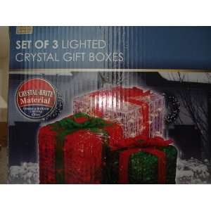 Lighted Crystal Gift Boxes 
