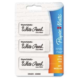  Paper Mate 70624   White Pearl Eraser, 3/Pack PAP70624 