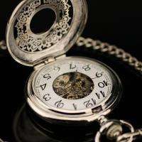 ESS New Dial Mechanical Wind up Pocket Watch Chain Box USPS  