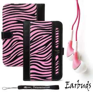  Pink Zebra Travel Proffesional Portfolio Carrying Cover 